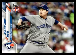 2020 Topps UK Edition Hyun-Jin Ryu #24 Toronto Blue Jays - Picture 1 of 2