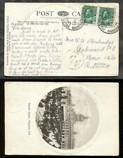 Military WW1 BARRIEFIELD CAMP 1916 FPO Militia CDS on Kingston Postcard 