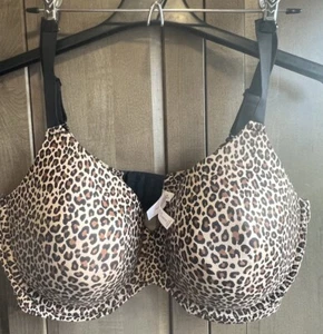 Auden bra Plus size 44DDD brand new animal print underwire full coverage NWT - Picture 1 of 10