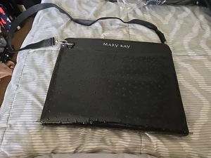 Vintage Mary Kay Briefcase Black Faux Leather - Picture 1 of 8