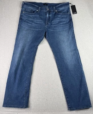 True Religion Mens Ricky SN Relaxed Straight Jeans Medium Tidal Wash 42 - Image 1 of 4