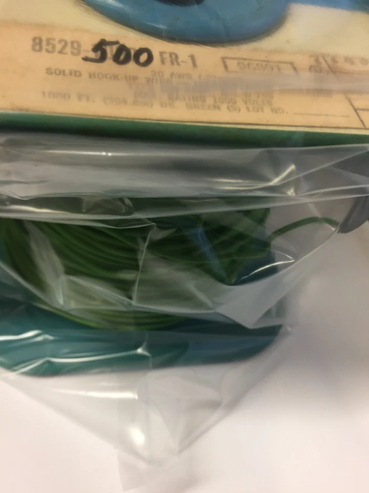 8529 BELDEN VERDE CONEXIÓN SÓLIDO 20AWG 500 FT NUEVO Foto 1 de 1