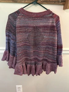 Pullover Poncho - Einheitsgröße - Bild 1 von 5