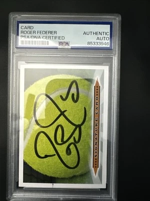 PSA/DNA AUTHENTIC AUTOGRAPH ROGER FEDERER - Image 1 of 2