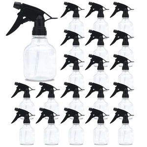 20PCS 8 oz Spray Bottle Clear Plastic Spray Bottles with Adjustable Nozzle Em... - Picture 1 of 7