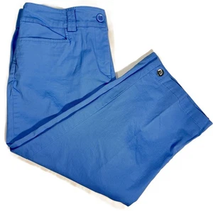 Sag Harbor Stretch Damen Größe 12 Caprihose mit Frontreißverschluss in Hellblau - Bild 1 von 10