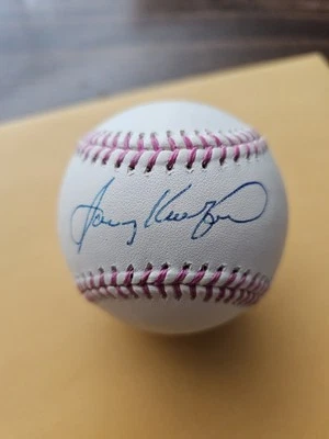 Sandy Koufax signed Pink baseball special ROMLB Breast Cancer Awareness full JSA - Image 1 of 4