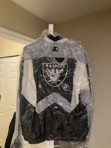 Vintage Los Angeles Raiders Starter Jacke XL Windbreaker NFL Las Vegas - Bild 1 von 2