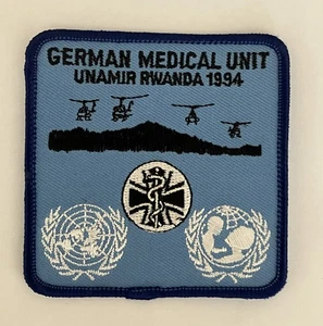 United Nations UNAMIR Rwanda 1994 German Medical Unit shoulder patch - Picture 1 of 1