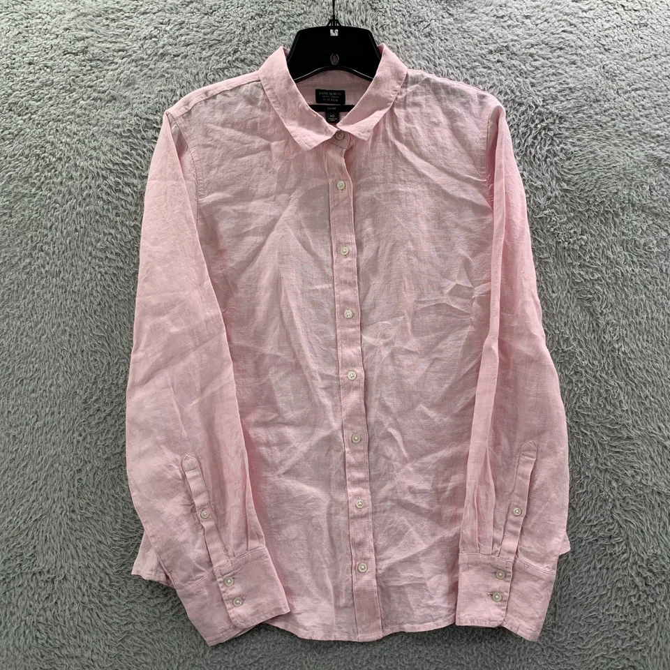 J Crew Baird Mcnutt Shirt Womens Size 10 / Medium Button Up Blouse Top Linen - Image 1 of 4
