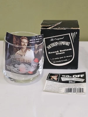 Vintage 1990s Southern Comfort Rocker Glass in Original Box approx 27 years old - Image 1 of 4