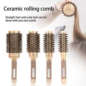 Professionelle Thermo Keramik und Ionen Rundfass Haarbürste NEU - Bild 1 von 20