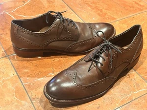 JOHNSTON & MURPHY CONRAD PUNTA DE ALA CUERO MARRÓN BROGUE OXFORDS PARA HOMBRE 13 M 20-3894 - Imagen 1 de 8