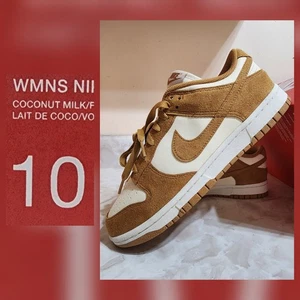 Damen-Sneaker Größe 10 Neu Nike Dunk Low Coconut Milk Flax Sail HJ7673-100 🔥 - Bild 1 von 12