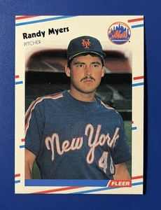 1988 Fleer Baseball Randy Myers New York Mets #146 - Bild 1 von 2