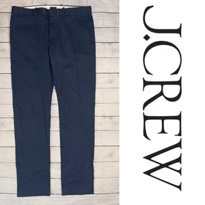 J. Crew NWT Men's Skinny-Fit Chino Pants with Stretch Black Size 28 x 32 - Picture 1 of 10