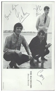 V6655/ The Bachelors Beat- Popband Autogramme Autogrammkarte ca.1968 - Picture 1 of 2