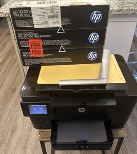 HP TopShot Laserjet Pro M275 Printer, With 126A Tri - Pack Cartridges Bundle - Picture 1 of 11