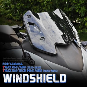Sport Windshield For Yamaha 560 TMax Tech max TMAX 560 Wind Screen Deflector - Picture 1 of 12