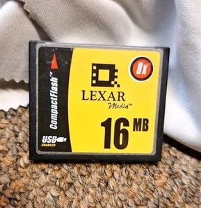 Lexar Media 16MB CompactFlash (CF) Memory Card - Picture 1 of 4