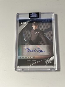 2023 Topps Chrome Black Star Wars Officer M’Kae Auto 