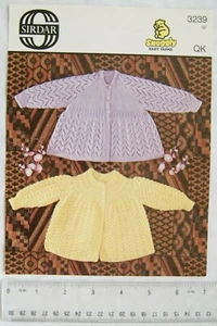 Vintage: Sirdar 3239 matinee coats, QK, 19 inch, 48 cm - Picture 1 of 1