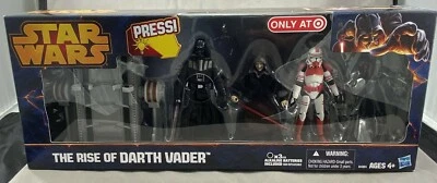 HASBRO STAR WARS/TARGET - RISE OF DARTH VADER Palpatine/Shock Troop/Medical 1/2 - Image 1 of 4