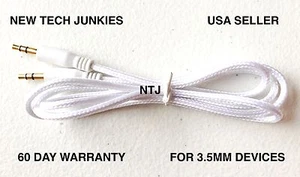 3.5mm male stereo audio aux auxiliary cable for iPod mp3 car iPhone 4s 5c 6 plus - Picture 1 of 14