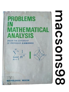 Probleme der mathematischen Analyse von B. Demidovich Mir Verlag Moskau 1964 - Bild 1 von 24