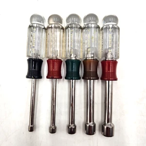 VTG Craftsman USA  5 piece nut driver set SAE 3/16" - 1/2"  EXUC!! - Picture 1 of 6