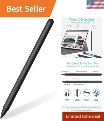 Surface Pro-Compatible Stylus with Palm Rejection & 4096 Pressure Sensitivity - Imagem 1 de 4