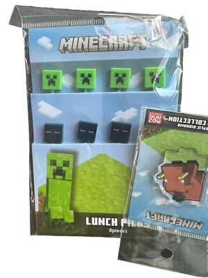Медиаторы для еды Minecraft для ланча бенто 8 шт. - Изображение 1 из 2