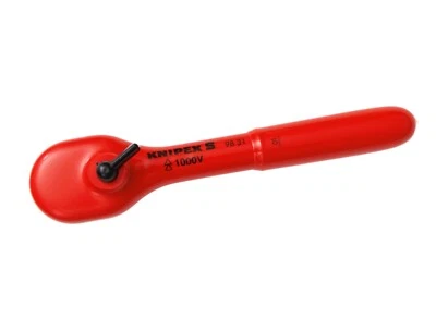 Knipex Insulated Socket Wrench Reversible Ratchet 3/8" Square Drive 9831 1000v - Image 1 of 4