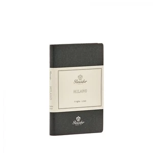 Pineider Carnet De Notes Milano Midnight Noir 9x14 CM - Afbeelding 1 van 5
