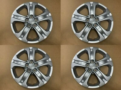 Juego de 4 Tapacubos Cubierta Rueda Nuevo Original Hyundai 2010-2011-2012-13 Tucson Foto 1 de 4