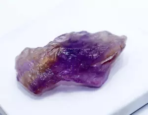 Natural Certified Bolivian Ametrine 115 Ct Purple & Yellow Rough Loose Gemstone - Picture 1 of 6