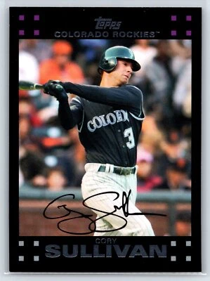 2007 Topps Cory Sullivan Colorado Rockies #205 - Image 1 of 2