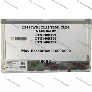 LP140WD1 TLA1 TLM1 TLD2 Fit N140O6-L02 LTN140KT01 LTN140KT07 LTN140KT04 40 pin - Foto 1 di 1