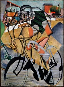 Reproducción de pintura en pista de carreras de bicicletas de Jean Metzinger - Imagen 1 de 3
