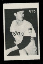 1955 All American Sports Club #470 Mickey McDermott Red Sox Hand Cut LOOK!