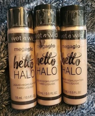 Wet n Wild Megaglo Hello Halo Liquid Highlighter, 304A Halo Goodbye. 3pk - Image 1 of 3