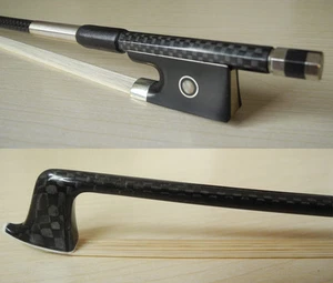 High quality weaved Carbon fiber violin bow 4/4 ebony frog great performance - Picture 1 of 9