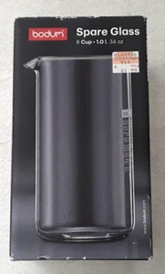 *** NEU Bodum 1508-10 Ersatz Glaskaraffe 8 Tassen/34 Unzen Klar MADE IN GERMANY - Bild 1 von 8