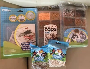 Perler Fused Beads And Caps Lot - All New - Picture 1 of 9
