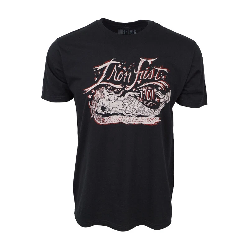 IRON FIST CATCH OF THE DAY MENS T SHIRT BLACK - Image 1 of 1