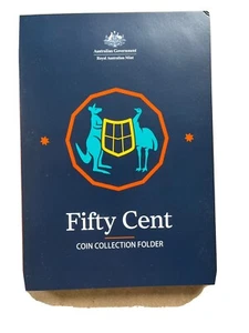 FIFTY CENT COIN COLLECTION FOLDER - Picture 1 of 8