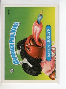 RAZZIN' ROSLYN TOPPS GARBAGE PAIL KIDS CARD SERIES 5 #194B VG