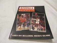 GEORGIA BULLDOGS BASKETBALL 1993 -94 MEDIA GUIDE
