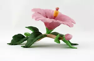 Vintage Lenox rosa Hibiskus exotische Blume Porzellan Figur nicht mehr produziert - Bild 1 von 13