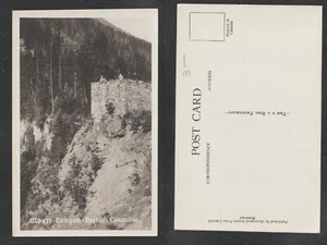 Postal topográfica con foto real de Albert Canyon Columbia Británica sin usar - Imagen 1 de 3